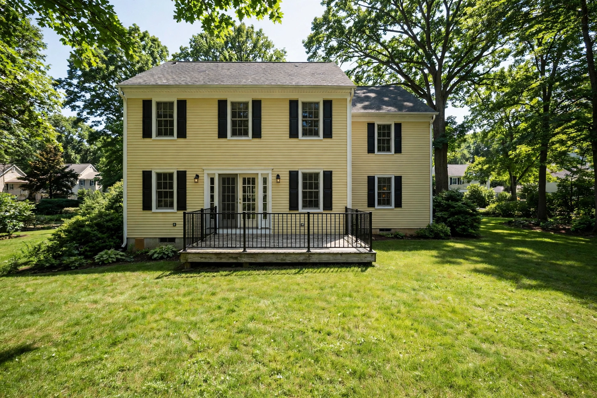 Before photo,  Deck Extension in Enfield Chase, by Bowie Deck Company