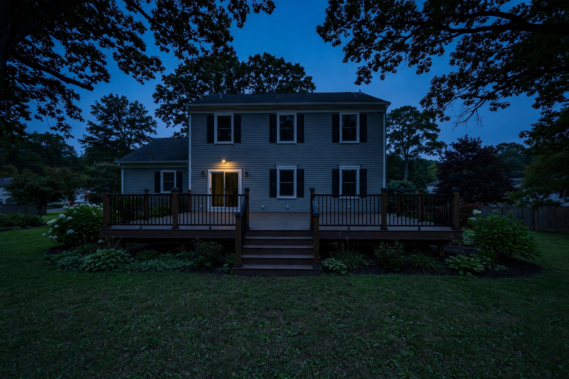 Before photo,  Deck Lighting Installation in Heather Hills, by Bowie Deck Company