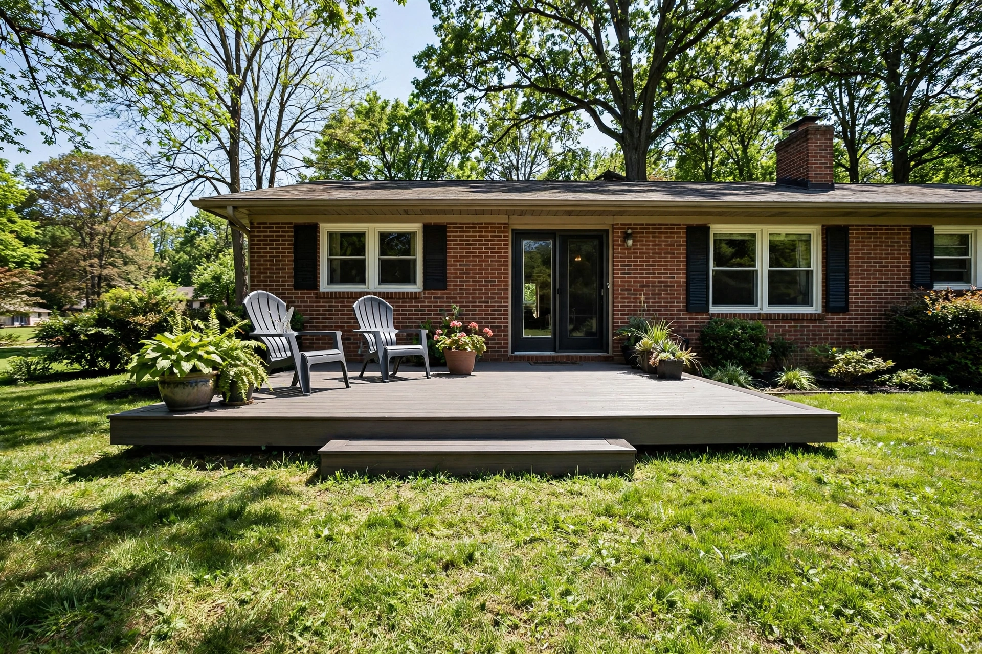 Ground Level Deck Installation —  Ground Level Deck Installation in Pointer Ridge by Bowie Deck Company