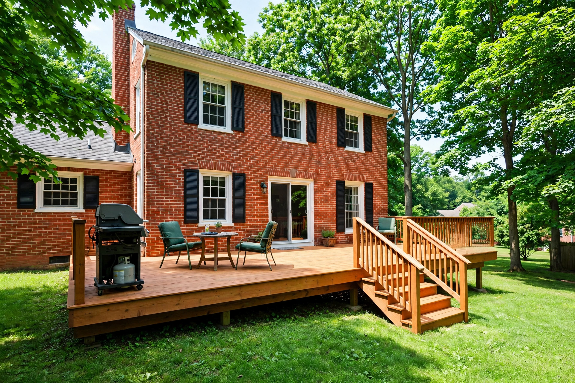 Wood Deck Installation —  Wood Deck Installation in Chapel Forge by Bowie Deck Company