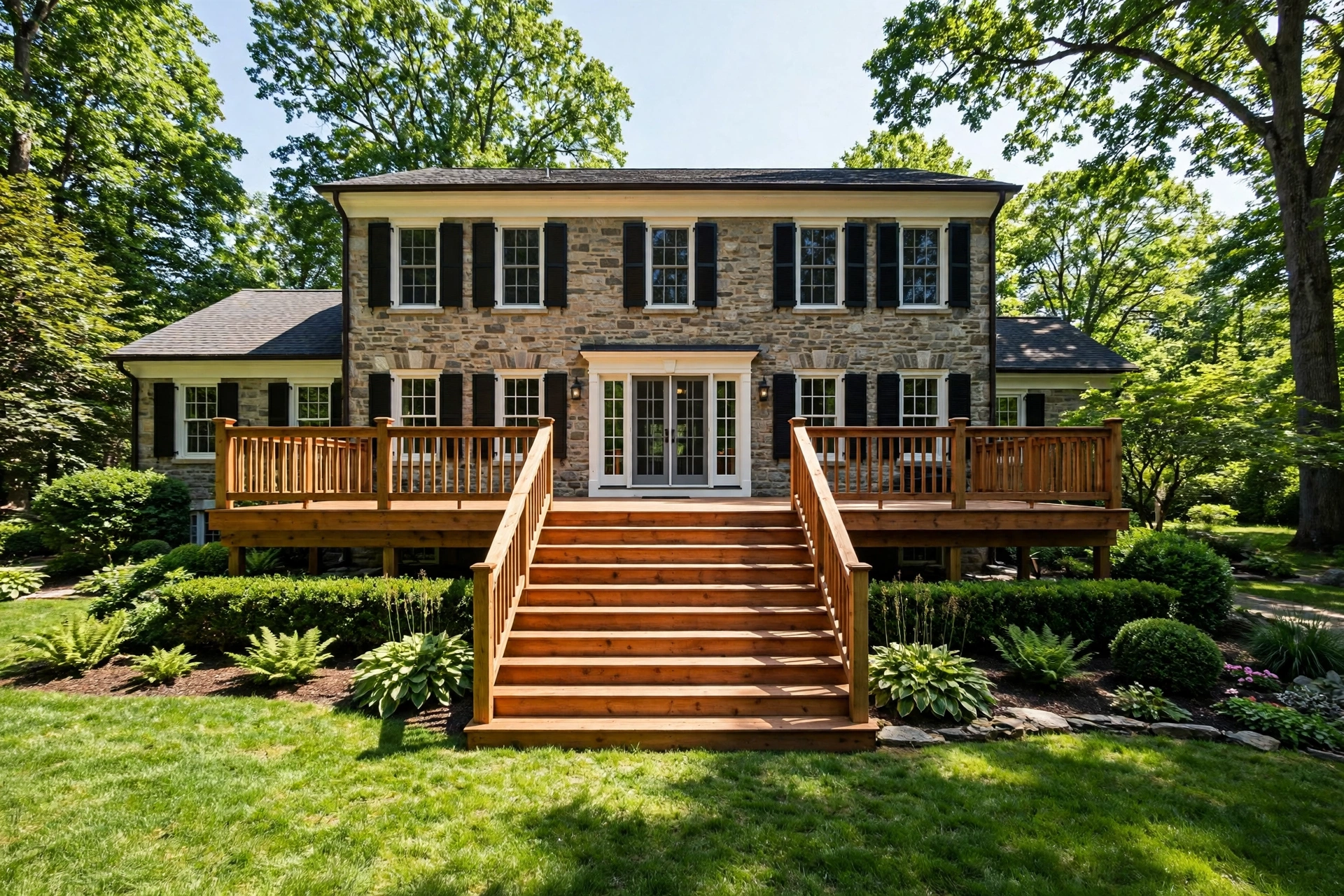  Wood Deck Installation in Woodmore by Bowie Deck Company